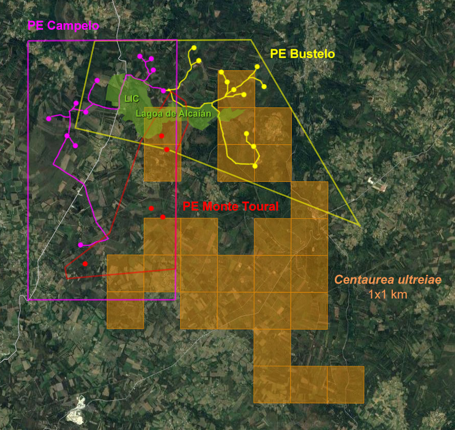 Os parques da ex-conselleira Mato sobre a Lagoa de Alcain