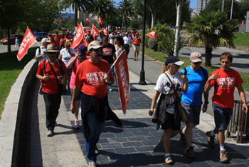 Marcha reivindicativa Ferrol-Murgardos anti-planta de gas