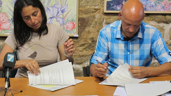 ADEGA e Porto do Son asinan un acordo de Custodia do Litoral