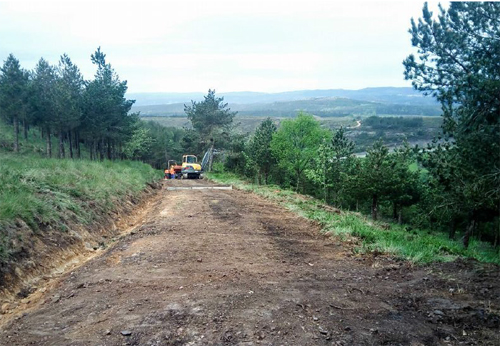 Obras de turismo que alteran a morfoloxa tradicional do Camio Primitivo