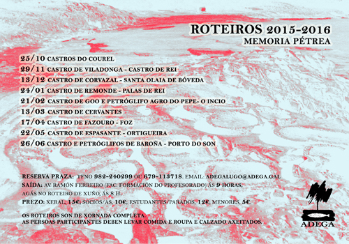 Porgrama de roteiros 2015-2016