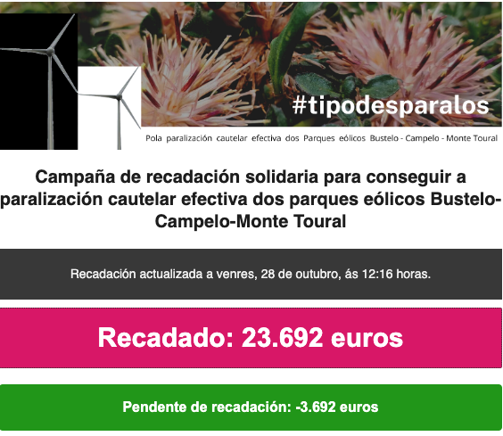 PE Campelo, paralizado cautelarmente