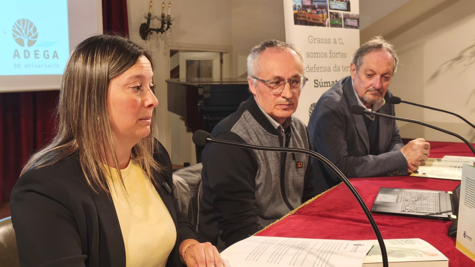 Cristina Capel�n acudiu � presentaci�n en nome da Deputaci�n da Coru�a