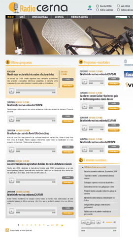 captura de imaxe web Radio Cerna